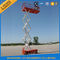 Listrik Telescopic Aerial Work Ponsel Scissor Lift Truk CE 4m -14m 300kg 500kg beban berat