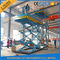 3T 7.6m CE Berat Beban Hydraulic Tetap Auto Ladder Cargo Scissor Lift