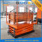 1T Stationary Scissor Lift Hidrolik Lifting Tabel Indoor / Outdoor Scissor Cargo Lift Table