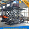 8T Listrik Hydraulic Scissor Heavy Duty Lift Tables Elevating Platform Dengan Jack Lift