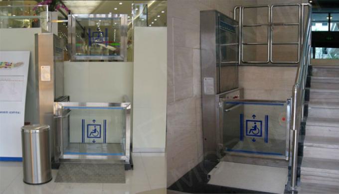 hidrolik roda lift / lift untuk orang cacat / hidrolik mengangkat platform