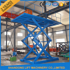5 ton 5M Konstruksi Stationary Scissor Lift Table 380V / 2.2KW atau 220v