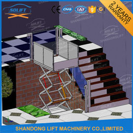 1m - 10m Vertical kursi roda Lift Platform untuk Sesepuh Dengan CE