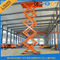 CE Hydraulic Stationary Scissor Table Lift Kerja Gudang Cargo Lift