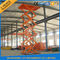Hidrolik Cargo Warehouse Elevator Lift, Tegak Auto Scissor Lift platform