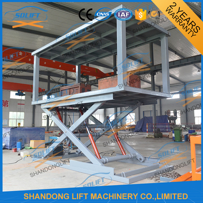 2.5T 3m Lift Parkir Mobil Gunting Hidraulik Platform Lift Parkir Mobil Lantai Dua