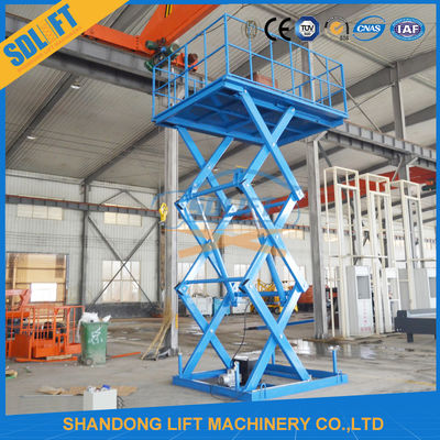 Platform Gunting Hidrolik Gudang Angkat Palet Platform Gunting