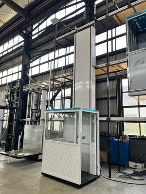 Pengangkat platform vertikal kursi roda cacat dengan paduan aluminium atau baja tahan karat