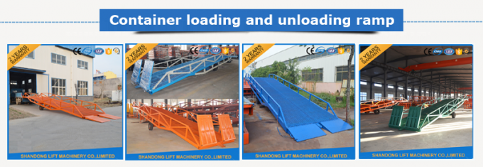 Adjustable Warehouse Loading Ramp Electric Container Yard Ramp