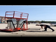 2 ton 2m Gudang Kargo Lift Platform Meja Stasioner Hydraulic Lift Gunting